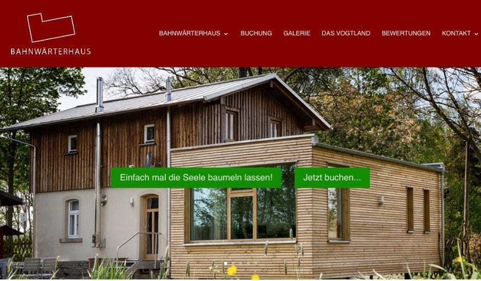 Neue Website für unser Partnerhaus Bahnwärterhaus