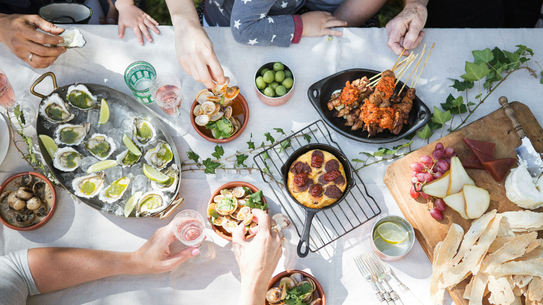 Kochen und genießen im Freien